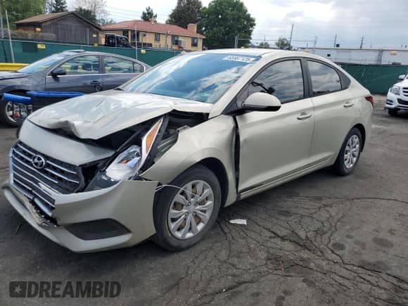 2020 Hyundai Accent SE with VIN 3KPC24A60LE121723, listed as a Copart auction lot 65967125 with 49,329 mi miles and Salvage title. Bid and sale history available at DreamBid. Image 1.
