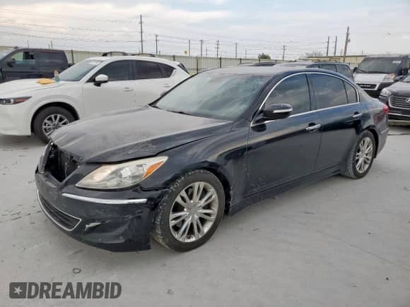 2012 Hyundai Genesis 3.8L с VIN KMHGC4DD1CU191057, выставлен на аукционе Copart как лот 81210045 с пробегом 170 652 миль миль и Чистый • Clean title. История ставок и продаж доступна на DreamBid. Изображение 1.
