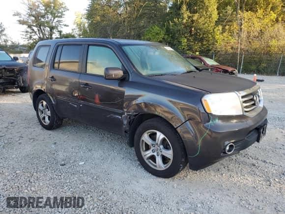 2013 Honda Pilot EX-L with VIN 5FNYF4H55DB077902, listed as a Copart auction lot 84380415 with 101,492 mi miles and Salvage title. Bid and sale history available at DreamBid. Image 4.