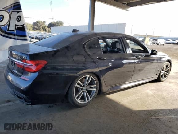 2016 BMW 7 Series 740i with VIN WBA7E2C57GG504496, listed as a Copart auction lot 66636905 with 146,257 mi miles and Clean title. Bid and sale history available at DreamBid. Image 3.