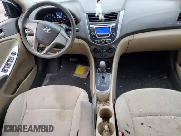 2014 Hyundai Accent GLS z VIN KMHCT4AE8EU684992, wystawiony jako Copart lot #41794524 z przebiegiem 86 089 mil mil oraz Szkoda całkowita • Salvage title. Historia ofert i sprzedaży dostępna na DreamBid. Obrazek 8.