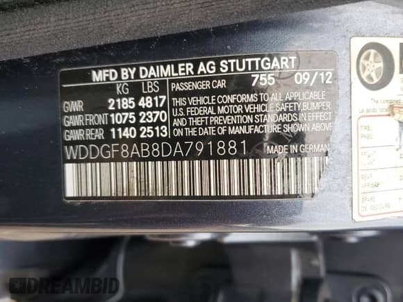 2013 Mercedes-Benz C 300 Luxury z VIN WDDGF8AB8DA791881, wystawiony jako Copart lot #87446505 z przebiegiem 304 962 mil mil oraz Czysty tytuł • Clean title. Historia ofert i sprzedaży dostępna na DreamBid. Obrazek 12.