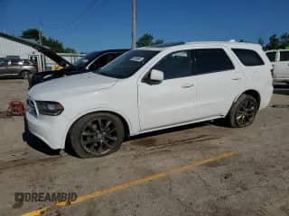 2018 Dodge Durango GT with VIN 1C4RDJDG8JC242298, listed as a Copart auction lot 62596865 with 127,692 mi miles and Salvage title. Bid and sale history available at DreamBid. Image 1.