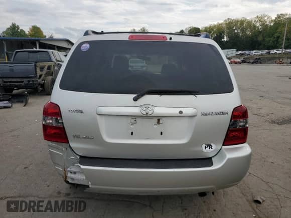 2005 Toyota Highlander with VIN JTEEP21A350086850, listed as a Copart auction lot 83964025 with 111,308 mi miles and Clean title. Bid and sale history available at DreamBid. Image 6.