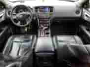 2016 Nissan Pathfinder Platinum with VIN 5N1AR2MM4GC643202, listed as a Copart auction lot 81482585 with 129,559 mi miles and Salvage title. Bid and sale history available at DreamBid. Image 8.