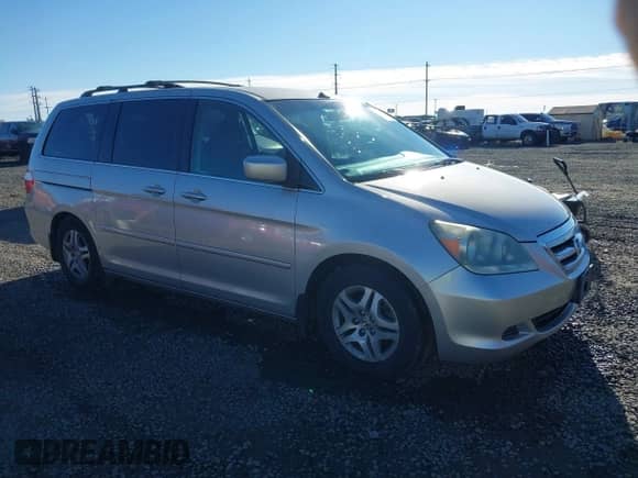 2005 Honda Odyssey EX z VIN 5FNRL38495B015029, wystawiony jako IAAI lot #42296183 z przebiegiem 198 588 mil mil oraz . Historia ofert i sprzedaży dostępna na DreamBid. Obrazek 1.