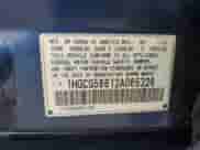 2002 Honda Accord EX with VIN 1HGCG56612A065326, listed as a Copart auction lot 60815895 with 176,251 mi miles and Salvage title. Bid and sale history available at DreamBid. Image 13.