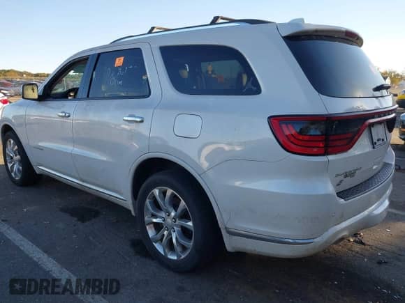 2018 Dodge Durango Citadel Anodized Platinum z VIN 1C4SDJET8JC101647, wystawiony jako IAAI lot #43478152 z przebiegiem 180 281 mil mil oraz . Historia ofert i sprzedaży dostępna na DreamBid. Obrazek 3.