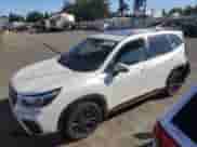 2020 Subaru Forester Special Sports z VIN JF2SKALC5LH409472, wystawiony jako Copart lot #70109685 z przebiegiem 74 478 mil mil oraz Szkoda całkowita • Salvage title. Historia ofert i sprzedaży dostępna na DreamBid. Obrazek 1.