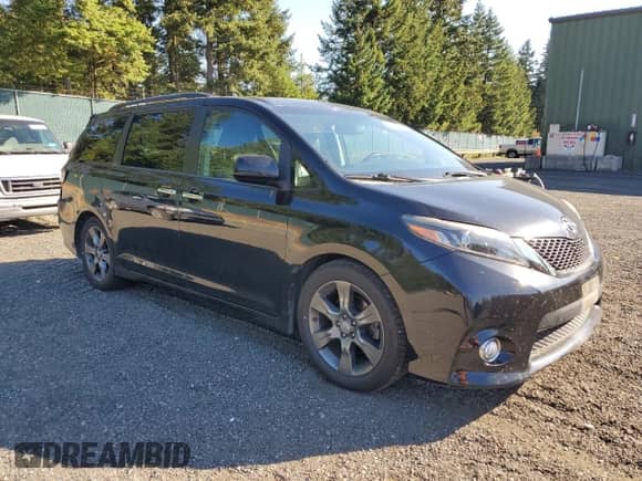 2015 Toyota Sienna SE z VIN 5TDXK3DC6FS569844, wystawiony jako Copart lot #85534395 z przebiegiem 97 246 mil mil oraz Szkoda całkowita • Salvage title. Historia ofert i sprzedaży dostępna na DreamBid. Obrazek 4.