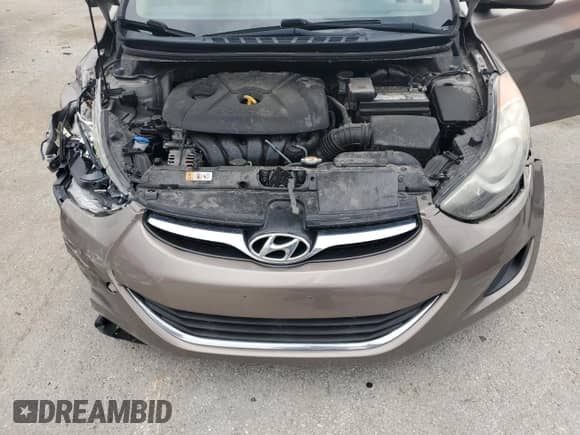 2013 Hyundai Elantra GLS with VIN 5NPDH4AE4DH258252, listed as a Copart auction lot 63026055 with Not provided miles and Salvage title. Bid and sale history available at DreamBid. Image 11.
