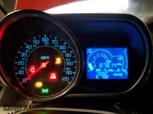 2014 Chevrolet Spark LS z VIN KL8CA6S95EC582071, wystawiony jako Copart lot #60092355 z przebiegiem 87 814 mil mil oraz Nie do naprawy • Non repairable. Historia ofert i sprzedaży dostępna na DreamBid. Obrazek 9.