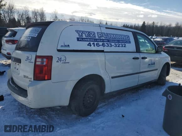2009 Dodge Grand Caravan Cargo with VIN 2D4HN11E79R612545, listed as a Copart auction lot 88711085 with Not provided miles and Salvage title. Bid and sale history available at DreamBid. Image 3.