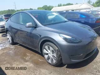 2023 Tesla Model Y with VIN 7SAYGDED7PF947357, listed as a IAAI auction lot 42765948 with 16,858 mi miles and . Bid and sale history available at DreamBid. Image 1.