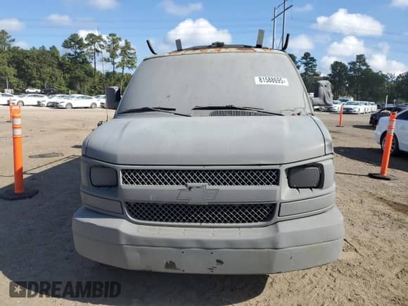 2007 Chevrolet Express Cargo with VIN 1GCFG15X771162407, listed as a Copart auction lot 81588695 with Not provided miles and Clean title. Bid and sale history available at DreamBid. Image 5.