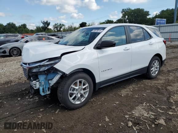 2024 Chevrolet Equinox LS с VIN 3GNAXSEG9RL256968, выставлен на аукционе Copart как лот 69879015 с пробегом 90 297 миль миль и Списание • Salvage title. История ставок и продаж доступна на DreamBid. Изображение 1.
