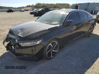 2019 Honda Accord Sport with VIN 1HGCV2F34KA027583, listed as a Copart auction lot 81236755 with 19,202 mi miles and Salvage title. Bid and sale history available at DreamBid. Image 1.