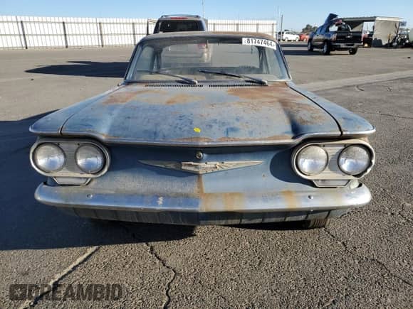 1960 Chevrolet Corvair with VIN 007270116437, listed as a Copart auction lot 81747464 with 66,505 mi miles and Clean title. Bid and sale history available at DreamBid. Image 5.