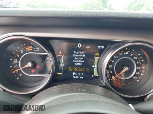 2021 Jeep Wrangler Unlimited Sport with VIN 1C4HJXDN5MW638391, listed as a Copart auction lot 66814645 with 30,881 mi miles and Salvage title. Bid and sale history available at DreamBid. Image 9.