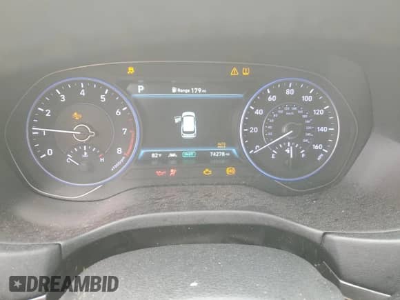 2020 Hyundai Palisade SEL with VIN KM8R44HE8LU159845, listed as a Copart auction lot 82184345 with 74,278 mi miles and Non repairable. Bid and sale history available at DreamBid. Image 9.