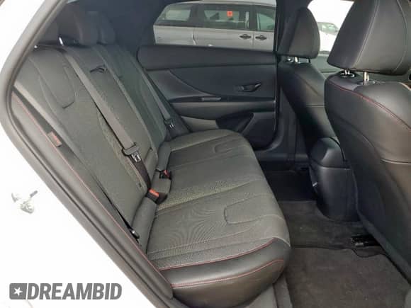 2024 Hyundai Elantra N Line z VIN KMHLR4DF9RU799612, wystawiony jako Copart lot #81993505 z przebiegiem 22 561 mil mil oraz Szkoda całkowita • Salvage title. Historia ofert i sprzedaży dostępna na DreamBid. Obrazek 10.