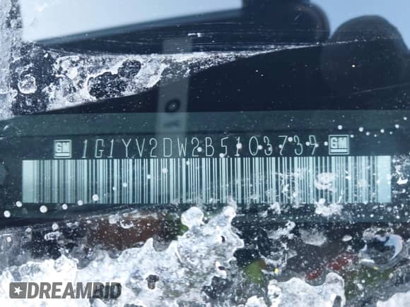 2011 Chevrolet Corvette Z16 Grand Sport 2LT with VIN 1G1YV2DW2B5103739, listed as a IAAI auction lot 41412165 with 88,687 mi miles and . Bid and sale history available at DreamBid. Image 9.