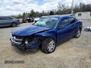 2012 Dodge Avenger SE with VIN 1C3CDZAGXCN252030, listed as a Copart auction lot 49967495 with 190,276 mi miles and Clean title. Bid and sale history available at DreamBid. Image 1.