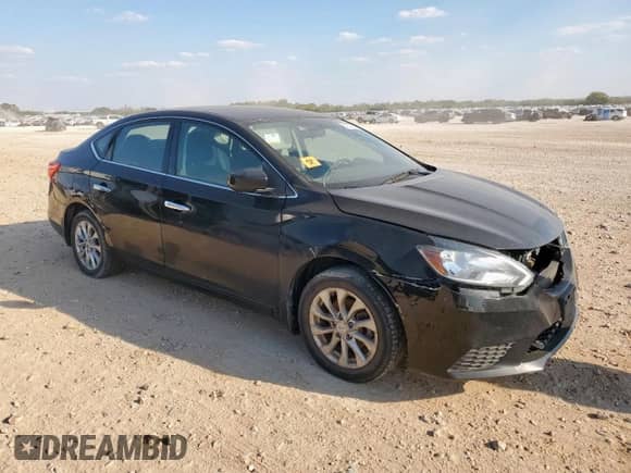 2019 Nissan Sentra SV with VIN 3N1AB7AP6KL608701, listed as a Copart auction lot 84302615 with Not provided miles and Clean title. Bid and sale history available at DreamBid. Image 4.