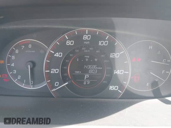 2014 Honda Accord Sport with VIN 1HGCR2F51EA222101, listed as a IAAI auction lot 43335602 with 143,686 mi miles and . Bid and sale history available at DreamBid. Image 7.