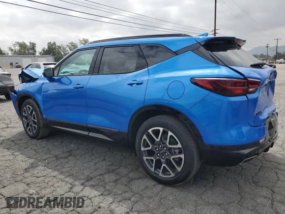 2025 Chevrolet Blazer RS with VIN 3GNKBERS8SS108177, listed as a Copart auction lot 54534765 with 911 mi miles and Salvage title. Bid and sale history available at DreamBid. Image 2.