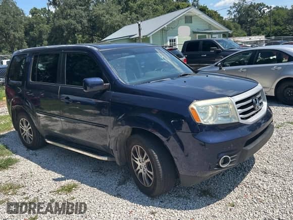 2013 Honda Pilot EX-L z VIN 5FNYF3H5XDB021433, wystawiony jako Copart lot #70961935 z przebiegiem 215 844 mil mil oraz Czysty tytuł • Clean title. Historia ofert i sprzedaży dostępna na DreamBid. Obrazek 1.