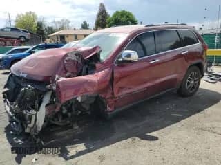 2017 Jeep Grand Cherokee Limited with VIN 1C4RJFBG5HC791380, listed as a Copart auction lot 69325175 with 129,421 mi miles and Salvage title. Bid and sale history available at DreamBid. Image 1.