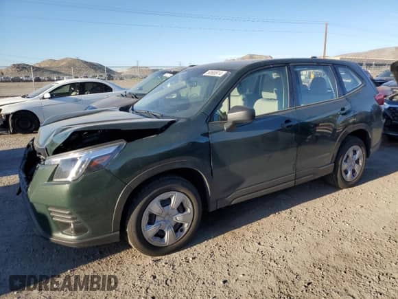 2024 Subaru Forester z VIN JF2SKAAC0RH447395, wystawiony jako Copart lot #50500914 z przebiegiem 4 925 mil mil oraz Szkoda całkowita • Salvage title. Historia ofert i sprzedaży dostępna na DreamBid. Obrazek 1.