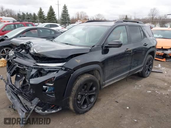 2025 Chevrolet Equinox FWD LT с VIN 3GNAXHEG7SL144792, выставлен на аукционе IAAI как лот 41482053 с пробегом 3 308 миль миль и . История ставок и продаж доступна на DreamBid. Изображение 2.