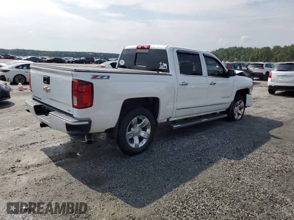 2017 Chevrolet Silverado 1500 LTZ with VIN 3GCUKSEJ3HG224508, listed as a Copart auction lot 68585895 with 92,911 mi miles and Salvage title. Bid and sale history available at DreamBid. Image 3.