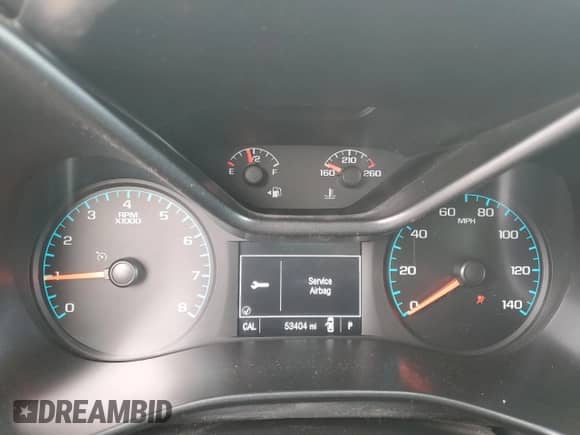 2016 Chevrolet Colorado 2WD WT with VIN 1GCGSBE31G1390683, listed as a Copart auction lot 84710574 with 53,404 mi miles and Salvage title. Bid and sale history available at DreamBid. Image 9.