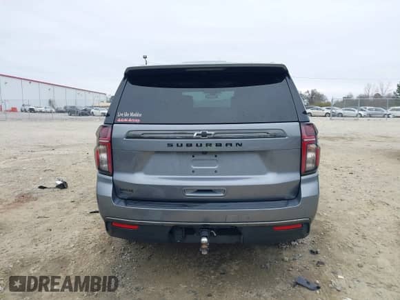 2021 Chevrolet Suburban Z71 with VIN 1GNSKDKD3MR447022, listed as a IAAI auction lot 41186982 with 82,677 mi miles and . Bid and sale history available at DreamBid. Image 17.
