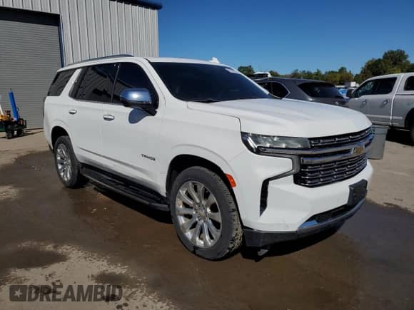 2023 Chevrolet Tahoe Premier с VIN 1GNSKSKD0PR217513, выставлен на аукционе Copart как лот 82042365 с пробегом 55 424 миль миль и Списание • Salvage title. История ставок и продаж доступна на DreamBid. Изображение 4.