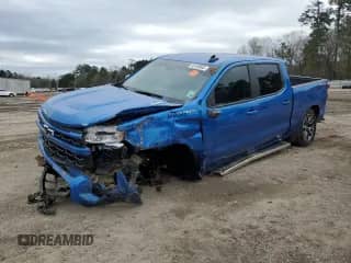 2024 Chevrolet Silverado 1500 RST with VIN 1GCUDEE8XRZ208610, listed as a Copart auction lot 45490585 with Not provided miles and Salvage title. Bid and sale history available at DreamBid. Image 1.