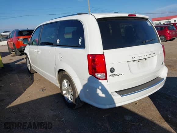 2019 Dodge Grand Caravan SXT with VIN 2C4RDGCG1KR672042, listed as a IAAI auction lot 41213183 with 160,019 mi miles and . Bid and sale history available at DreamBid. Image 3.