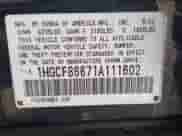 2001 Honda Accord VP с VIN 1HGCF86671A111602, выставлен на аукционе IAAI как лот 42339846 с пробегом 158 098 миль миль и . История ставок и продаж доступна на DreamBid. Изображение 9.