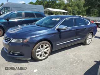 2018 Chevrolet Impala Premier с VIN 2G1125S31J9174629, выставлен на аукционе Copart как лот 65890135 с пробегом 130 768 миль миль и Списание • Salvage title. История ставок и продаж доступна на DreamBid. Изображение 1.