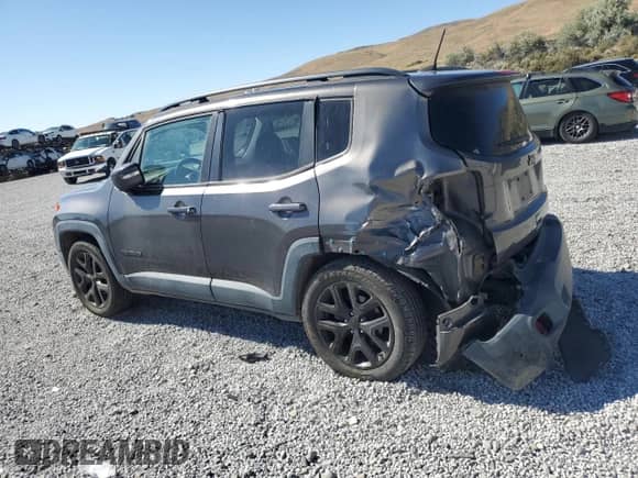 2018 Jeep Renegade Altitude with VIN ZACCJABB6JPH48066, listed as a Copart auction lot 65476215 with 118,956 mi miles and Salvage title. Bid and sale history available at DreamBid. Image 2.