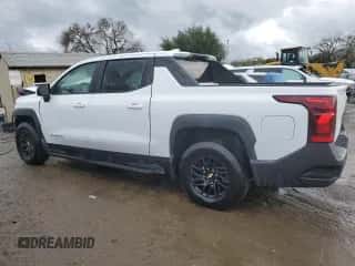2024 Chevrolet Silverado EV Work Truck z VIN 1GC10UED1RU201421, wystawiony jako Copart lot #48081965 z przebiegiem 4 144 mil mil oraz Czysty tytuł • Clean title. Historia ofert i sprzedaży dostępna na DreamBid. Obrazek 2.
