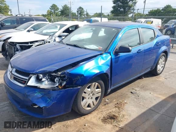 2013 Dodge Avenger SE with VIN 1C3CDZAB9DN702529, listed as a IAAI auction lot 43216007 with 82,958 mi miles and . Bid and sale history available at DreamBid. Image 2.