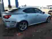 2013 Lexus IS 250 z VIN JTHBF5C24D5186845, wystawiony jako Copart lot #70023525 z przebiegiem 164 505 mil mil oraz Szkoda całkowita • Salvage title. Historia ofert i sprzedaży dostępna na DreamBid. Obrazek 3.