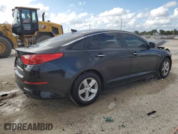 2015 Kia Optima LX with VIN KNAGM4A74F5653364, listed as a Copart auction lot 87039915 with 164,168 mi miles and Clean title. Bid and sale history available at DreamBid. Image 3.