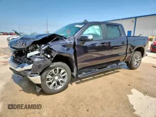 2023 Chevrolet Silverado 1500 LT with VIN 3GCPACED3PG122639, listed as a Copart auction lot 59129805 with 40,099 mi miles and Clean title. Bid and sale history available at DreamBid. Image 1.