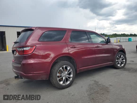 2019 Dodge Durango GT Plus with VIN 1C4RDJDG5KC558372, listed as a Copart auction lot 68878285 with 129,386 mi miles and Salvage title. Bid and sale history available at DreamBid. Image 3.