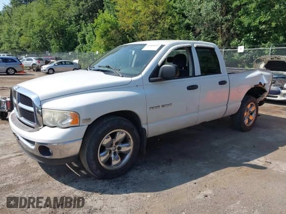 2005 Dodge 1500 SLT with VIN 1D7HA18DX5S355434, listed as a IAAI auction lot 42809035 with 242,766 mi miles and . Bid and sale history available at DreamBid. Image 2.